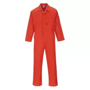 Image of Portwest Liverpool Zip Coverall Red S 31"