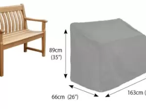 Image of Bosmere Bench 3 Seat Cover in Grey