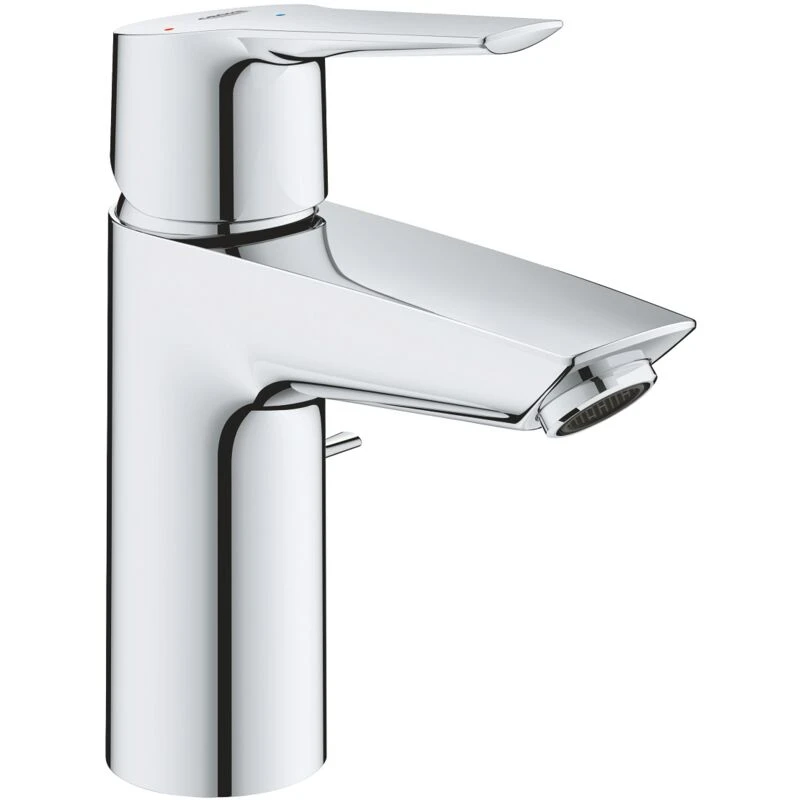 Image of Grohe QuickFix Start SilkMove EnergySaving Cloakroom Mono Basin Mixer Tap with Pop-up Waste - Chrome 31137002