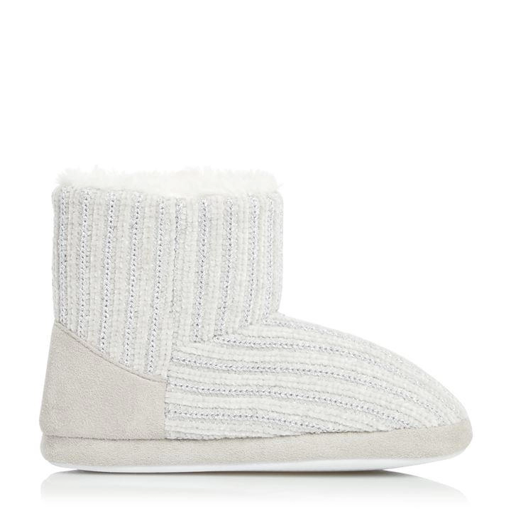 Image of Head Over Heels by Dune Silver 'Fayla' Mule Slippers - 3 to 4