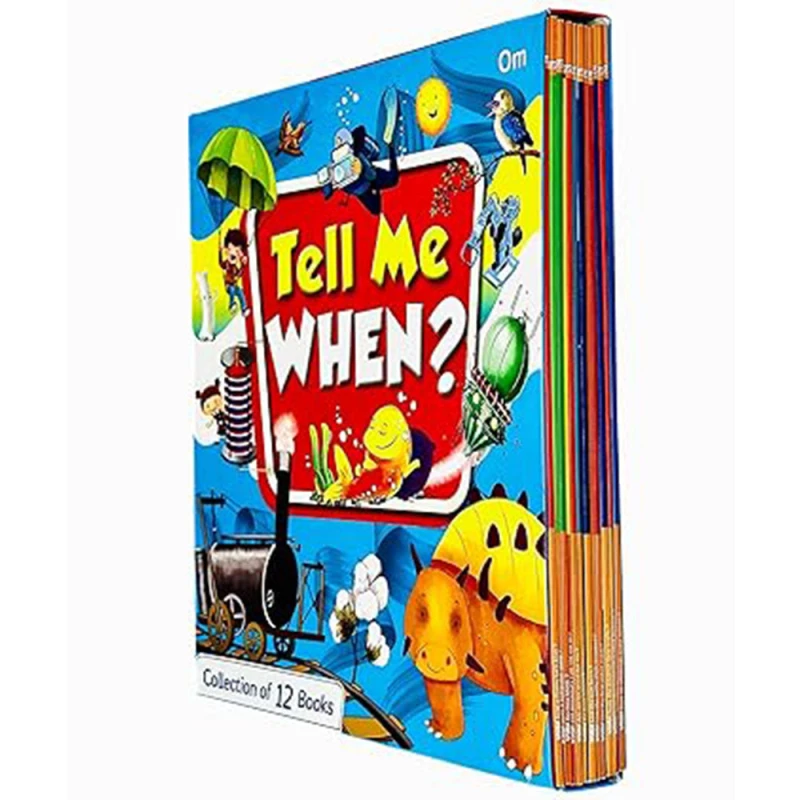 Image of Tell Me When? Collection 12 Books Set (Does a computer sleep?, Dinosaurs Rule the Earth) Om Books Books