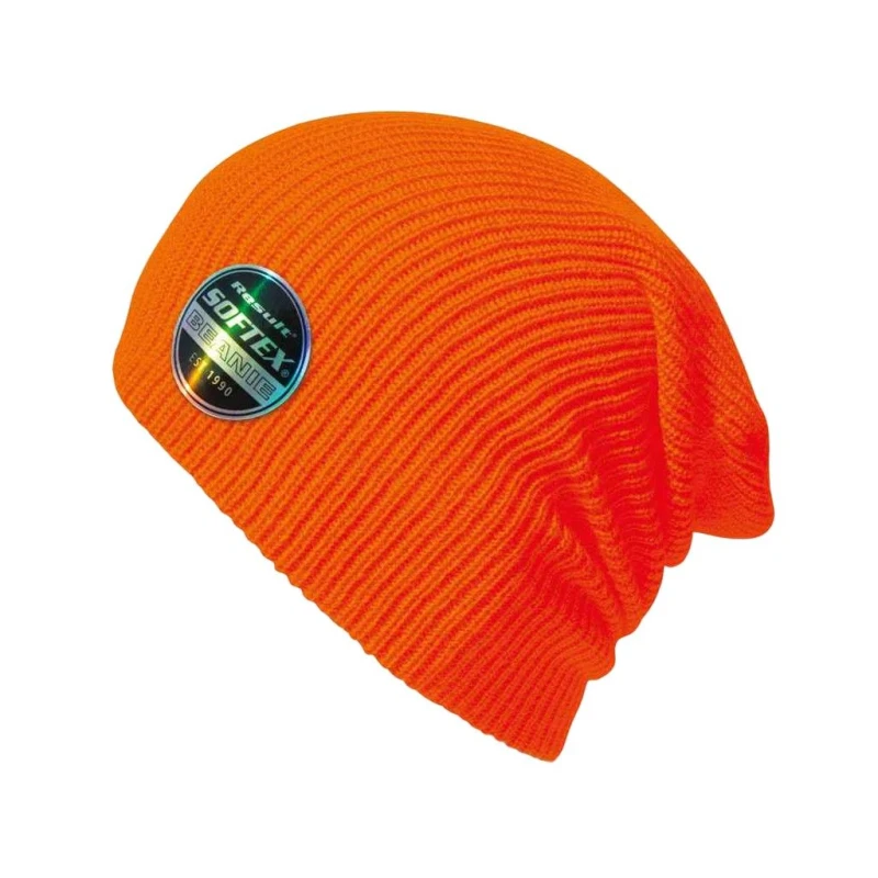 Image of Result Core Mens Softex Beanie in Tangerine Tangerine Male One Size