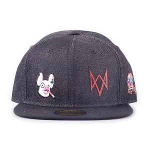 Image of WATCH DOGS Legion Patches Denim Snapback Baseball Cap