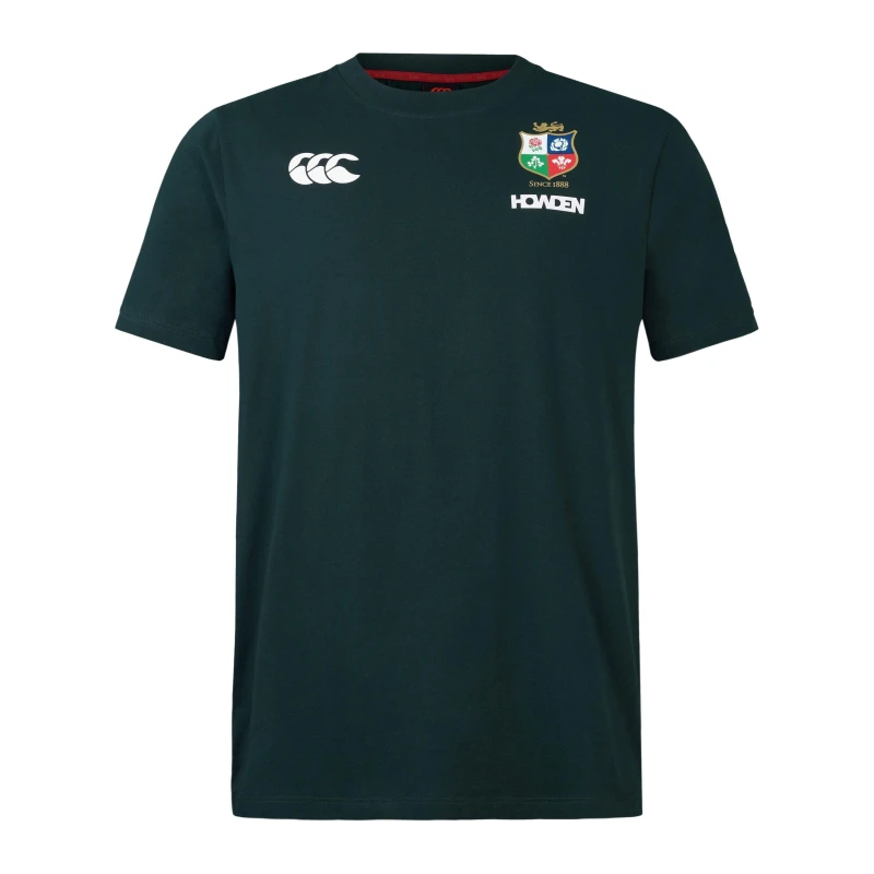 Image of Canterbury British and Irish Lions T-Shirt 2024 Adults - Green Green S