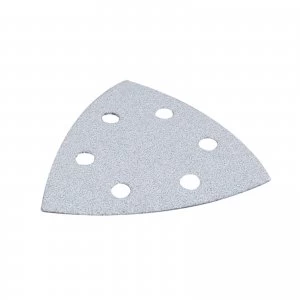 Image of Makita Punched Hook Loop White Wood Paint Delta Sanding Sheets 80g Pack of 10