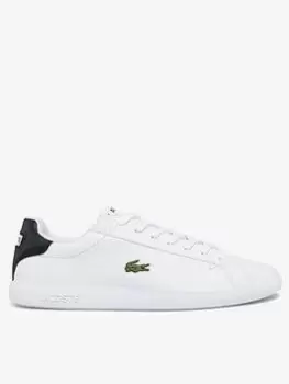Image of Lacoste Graduate 0121 Leather Trainers - White