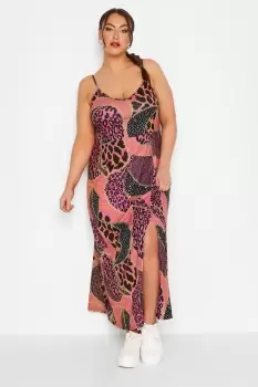 Image of Animal Chain Print Maxi Dress