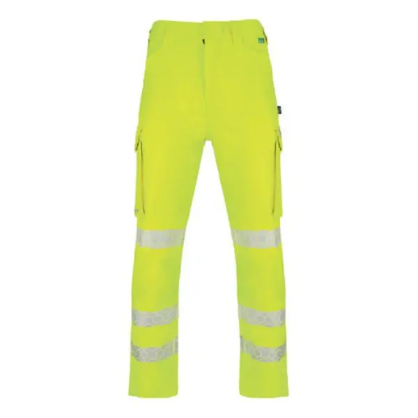 Image of Beeswift Envirowear Beeswift Envirowear High Visibility Trousers Saturn Yellow 34S EWCTRSY34S