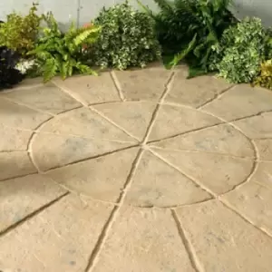 Image of Borderstone Autumn Brown Minster Circle Kit (L)1800 (W)1800mm Pack Of 20 1.8M