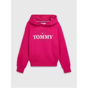 Image of Tommy Hilfiger Tommy Foil Graphic Hoodie - Pink