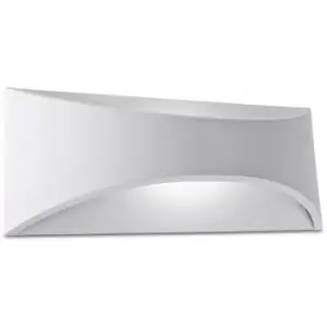 Image of Venus wall light, aluminum and polycarbonate, white