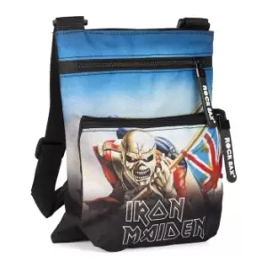 Image of Rock Sax Trooper Iron Maiden Crossbody Bag (One Size) (Blue/Black)