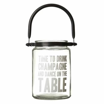 Image of Glass Candle Holder By Heaven Sends