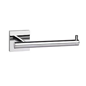 Image of Croydex Chester Flexi-Fix Chrome Toilet Roll Holder
