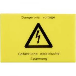 Image of Warning sign Phoenix Contact 2720032 WS G53 Yellow