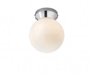 Image of Wickes Aquo Semi Flush Bathroom Ceiling Light