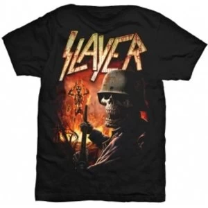 Image of Slayer Torch Mens Black T Shirt: Small