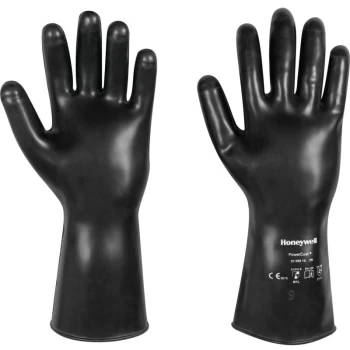 Image of Honeywell 080-10 Powercoat Butyl Black Gloves - Size 10