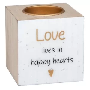 Image of Glitter Words Single Tealight Love