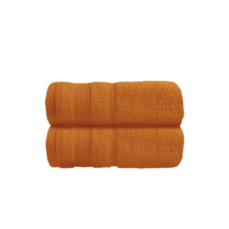 Image of Allure Bath Fashions Zero Twist Egyptian Cotton Hand Towels Pack Of 2 - Caramel