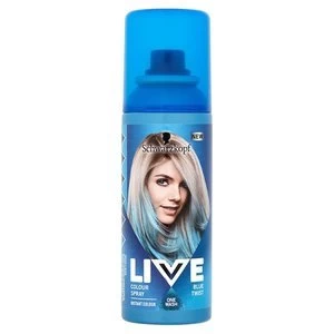 Image of Live Colour Spray Blue Twist 120ml Blue