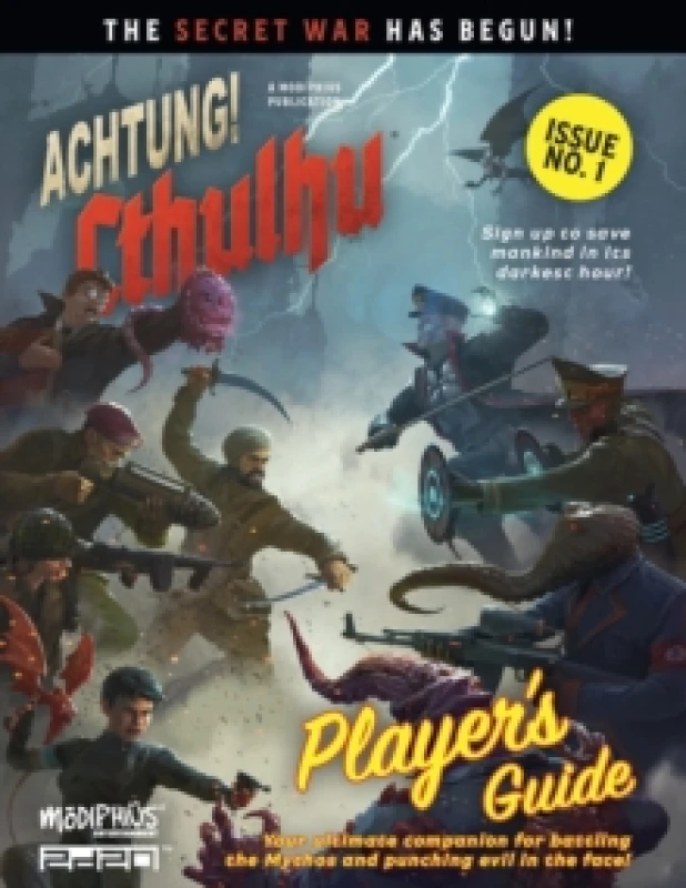 Image of Achtung! Cthulhu 2D20 Player's Guide Hardback