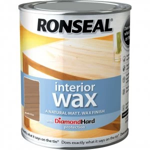 Image of Ronseal Interior Wax Rustic Pine 750ml