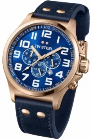 Image of Mens TW Steel Pilot Chronograph 48mm Watch TW0407