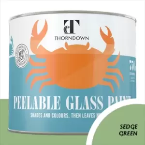 Image of Thorndown Sedge Green Peelable Glass Paint 150ml - Opaque