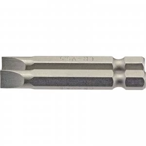 Image of Draper Slotted Screwdriver Bit 6.5mm 50mm Pack of 2