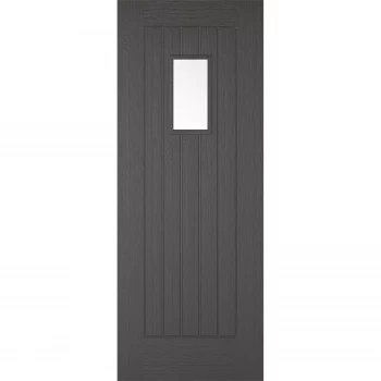 Image of Suffolk - Grey - Composite Exterior Door - Glazed 1981 x 838 x 44