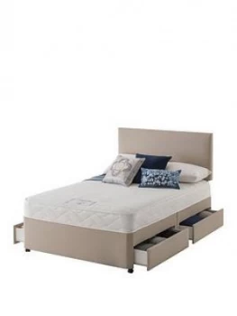 Image of Layezee Made By Silentnight Layezee Fenner Bonnel Memory Divan Bed With Storage Options