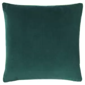 Image of Furn Cohen Velvet Cushion Cover (One Size) (Teal)