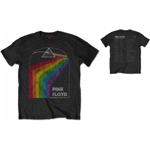 Image of Pink Floyd - Special Edition Dark Side of the Moon 1972 Tour Mens Large T-Shirt