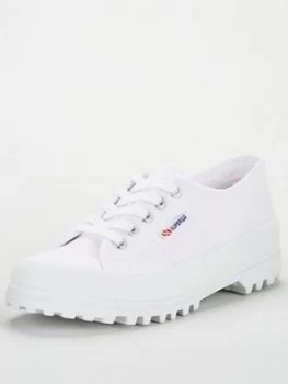 Image of Superga 2555 Cotu Alpina Chunky Sole Plimsoll - White