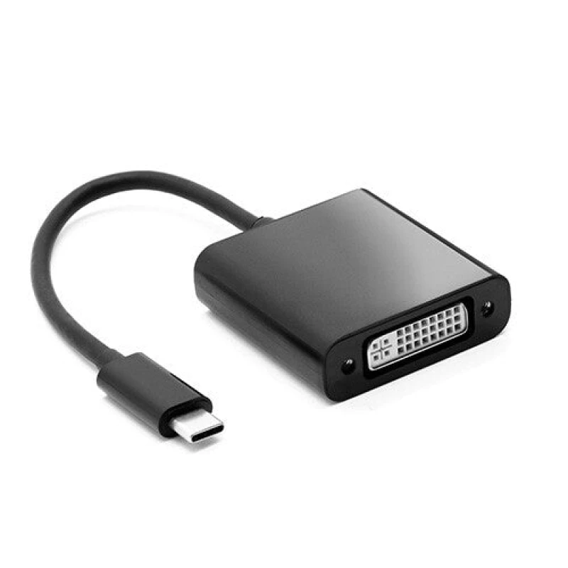 Image of Cablenet Cablenet 20cm USB 3.1c Male - DVI Female (4Kx2K@30Hz) Tailed Active Adaptor 24-0303