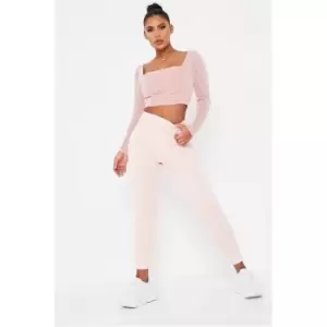 Image of I Saw It First Pink Basic Slim Jogger - Pink