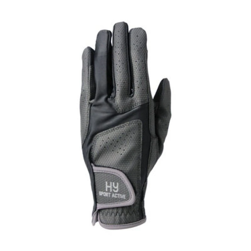 Image of Hy5 Unisex Sport Active Riding Gloves Black/grey (Xs)