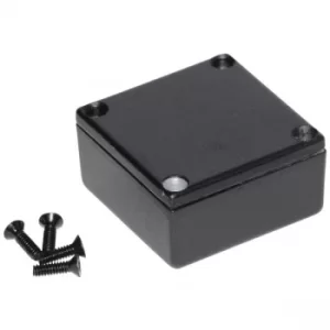 Image of Hammond 1590WLLBBK Watertight Diecast Enclosure Black (50 x 50 x 25mm)