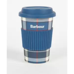 Image of Barbour Reusable Tartan Travel Mug - Blue