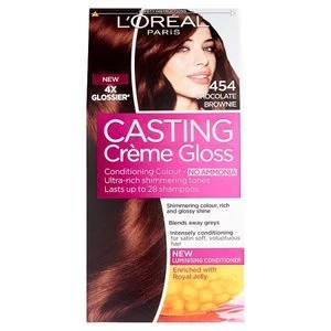 Image of Casting 454 Chocolate Brownie Brown Semi Permanent Hair Dye Brunette