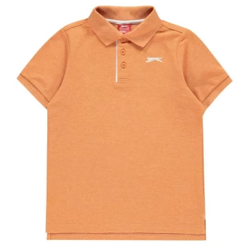 Image of Slazenger Plain Polo Shirt Junior Boys - Orange