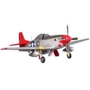 Image of FMS P51 Mustang ARTF with Retract Red Tail (V8)