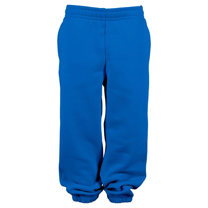 Image of Build Your Brand Basic Plain Jogging Bottoms in Navy Size: 11-12 Years Navy Unisex 11-12 Years