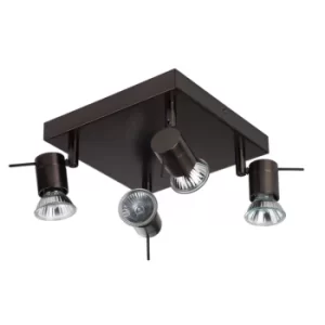 Image of Penna 4 Light Spotlight Clusters Bronze