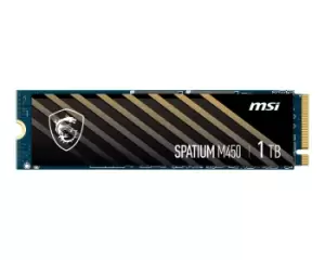 Image of MSI SPATIUM M450 PCIe 4.0 NVMe M.2 1TB 1000 GB PCI Express 4.0 3D NAND