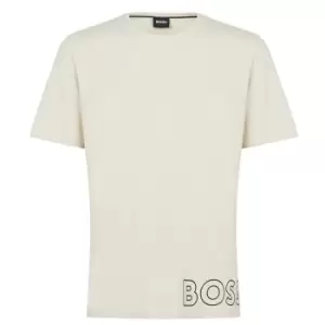 Image of Boss Identity T Shirt - Beige