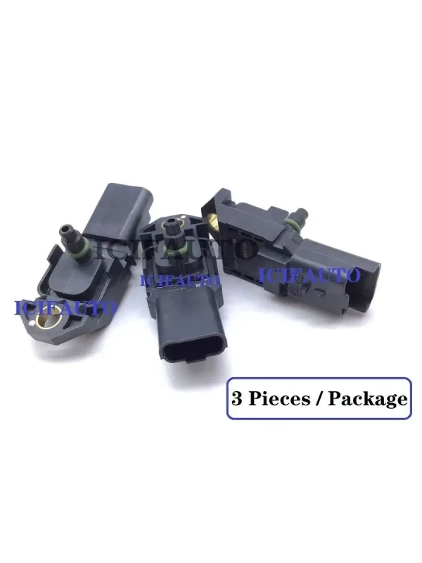 Image of 1/3 x Intake Manifold Pressure Sensor for Ford Mondeo IV Galaxy S-Max 2.0 TDCi Ranger Rover 6G91-12T551-AB, 1376309, 1439044