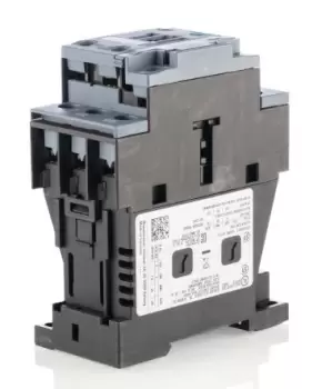Image of Siemens SIRIUS Innovation 3RT2 3 Pole Contactor - 25 A, 24 V dc Coil, 3NO, 11 kW