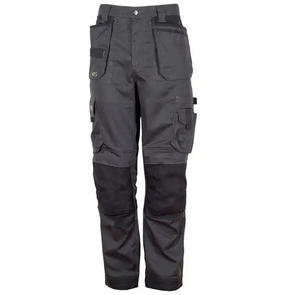 Image of Apache Mens ATS 3D Stretch Holster Work Trousers Grey 28" 31"